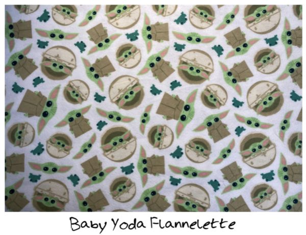 baby yoda flannelette