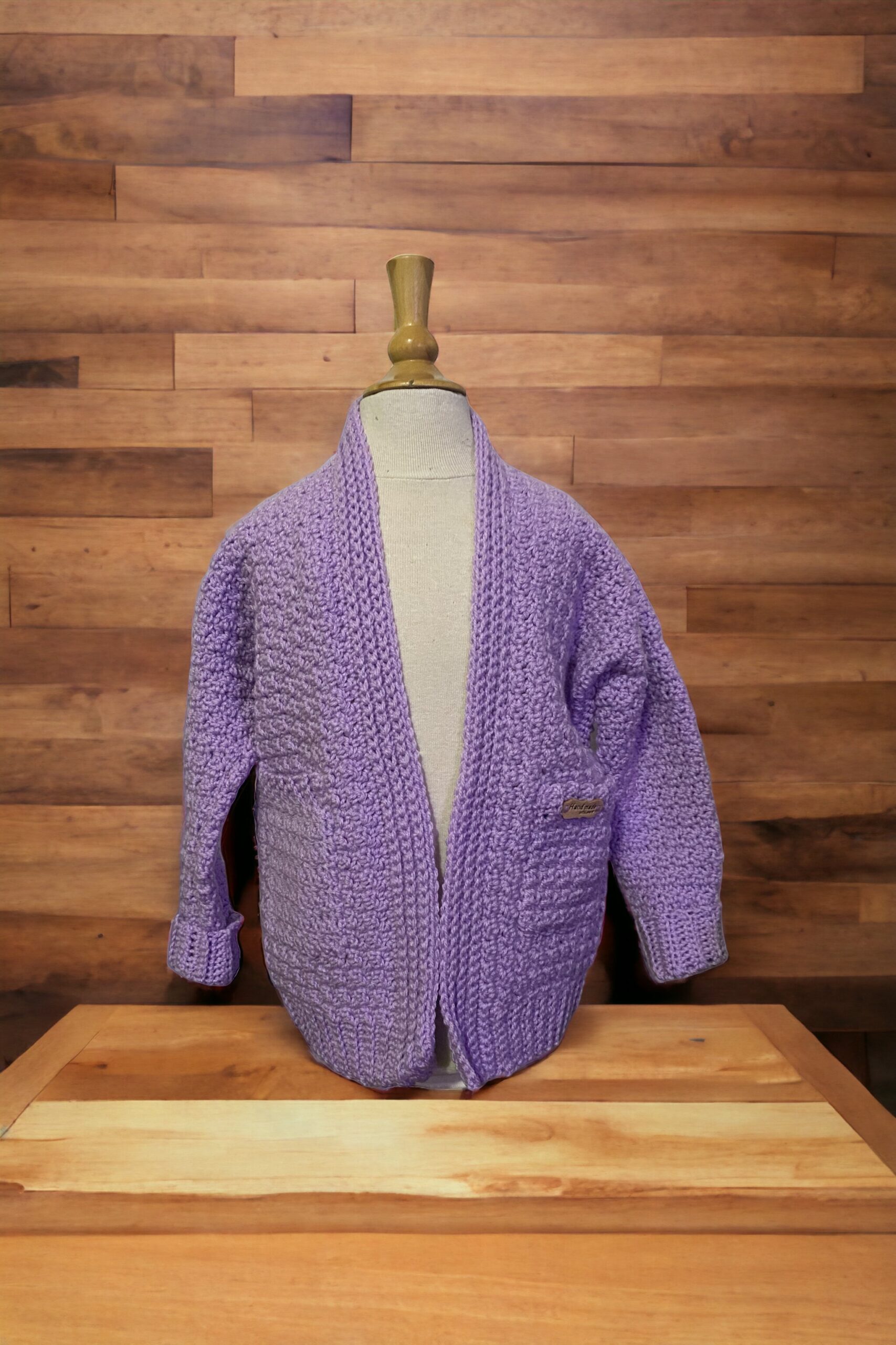 Artisan Mini Hand-Crochet Cardigan - Image 5
