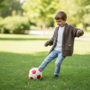 Artisan Mini Hand-Crochet Cardigan