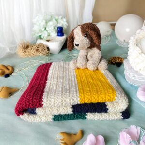 Vibrant Stripe Baby Blanket